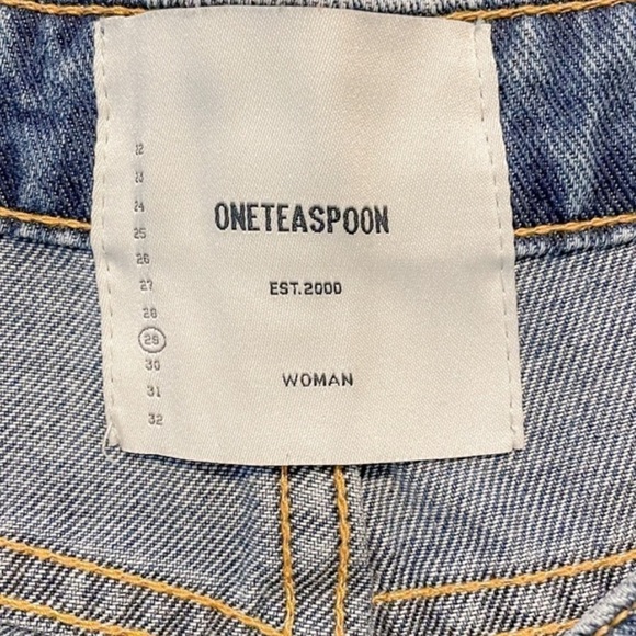 NWT One Teaspoon Rodeo Blue Legend High Waist Mom Jeans 29 - Picture 14 of 16